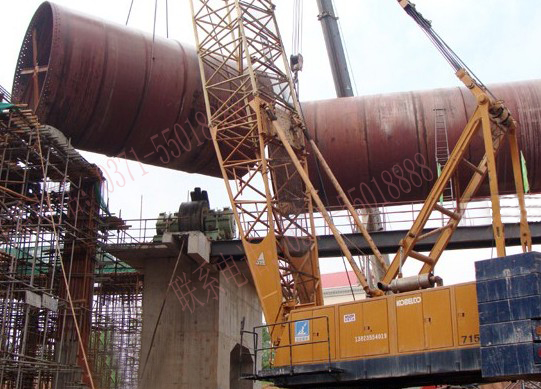 回转窑筒体安装